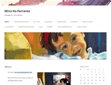 Tablet Screenshot of minahoferrante.com